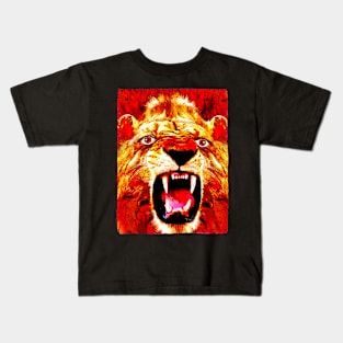 Lion very dangerous Kids T-Shirt